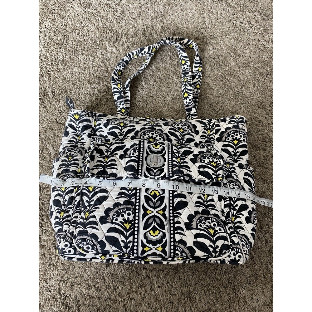 Large Vera Bradley Tote Bag Purse Euc - Picture 4 of 6